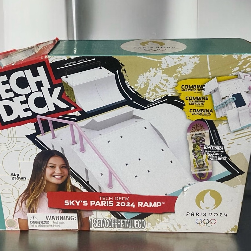 Tech Deck Sky Brown’s Olympic Games Paris 2024 Ramp Customizable X Connect NIB